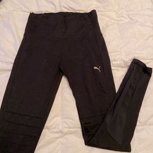 Puma Leggings with Mesh Leg Inserts